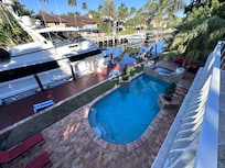 Backyard from Master Bedroom Balcony