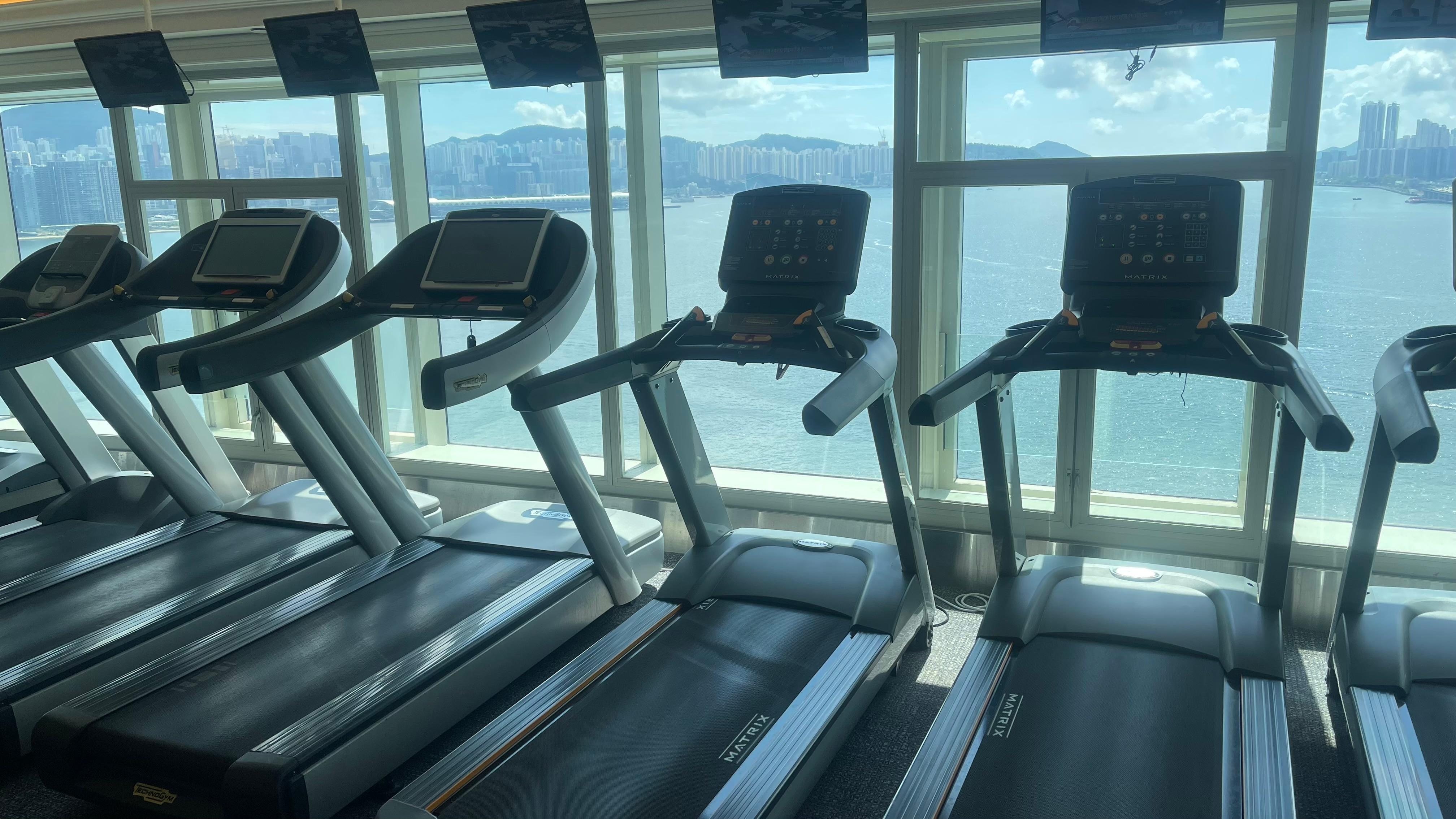 Exceptional view from the treadmill