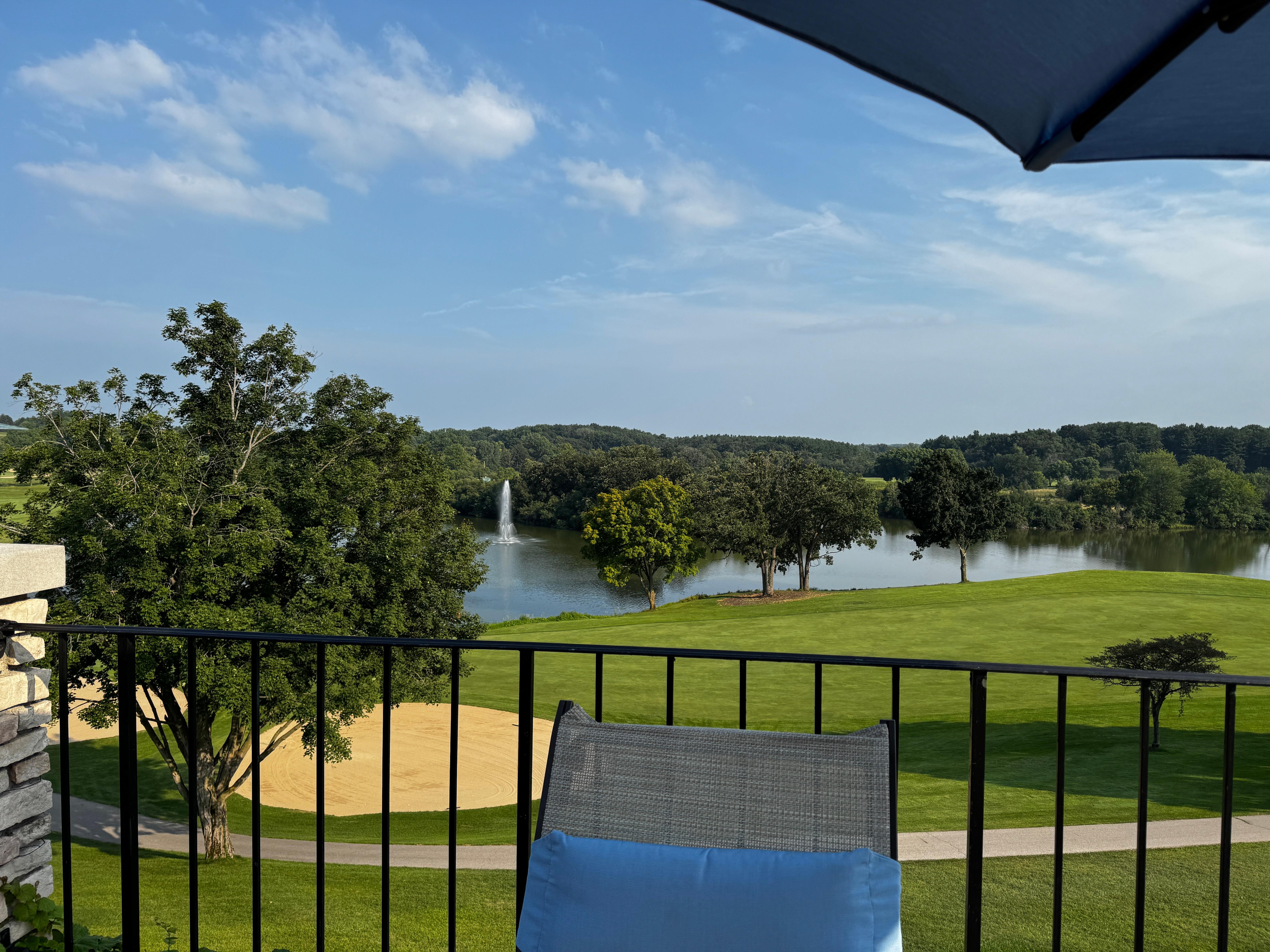 Beautiful view from the pool