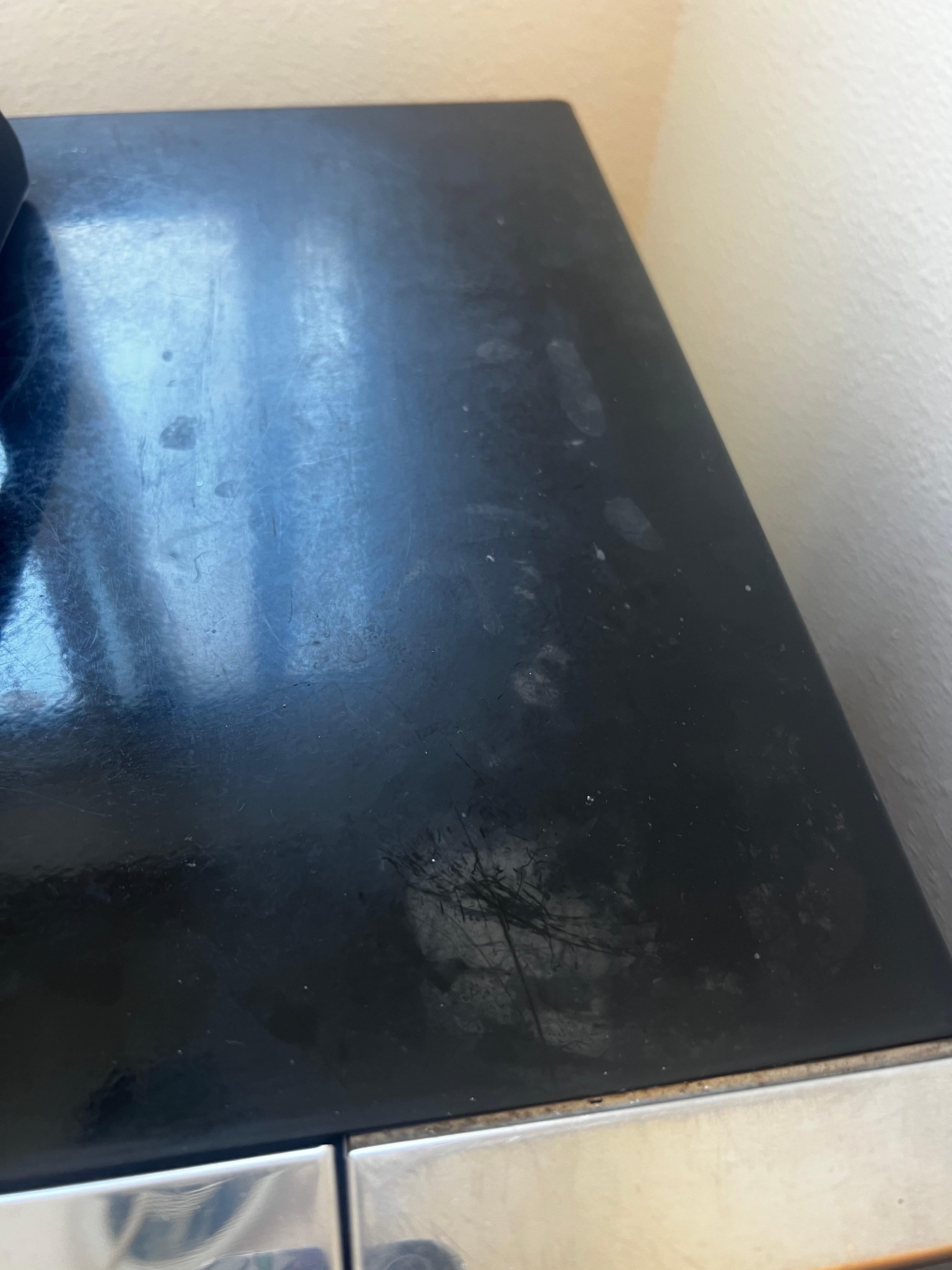 Top of microwave