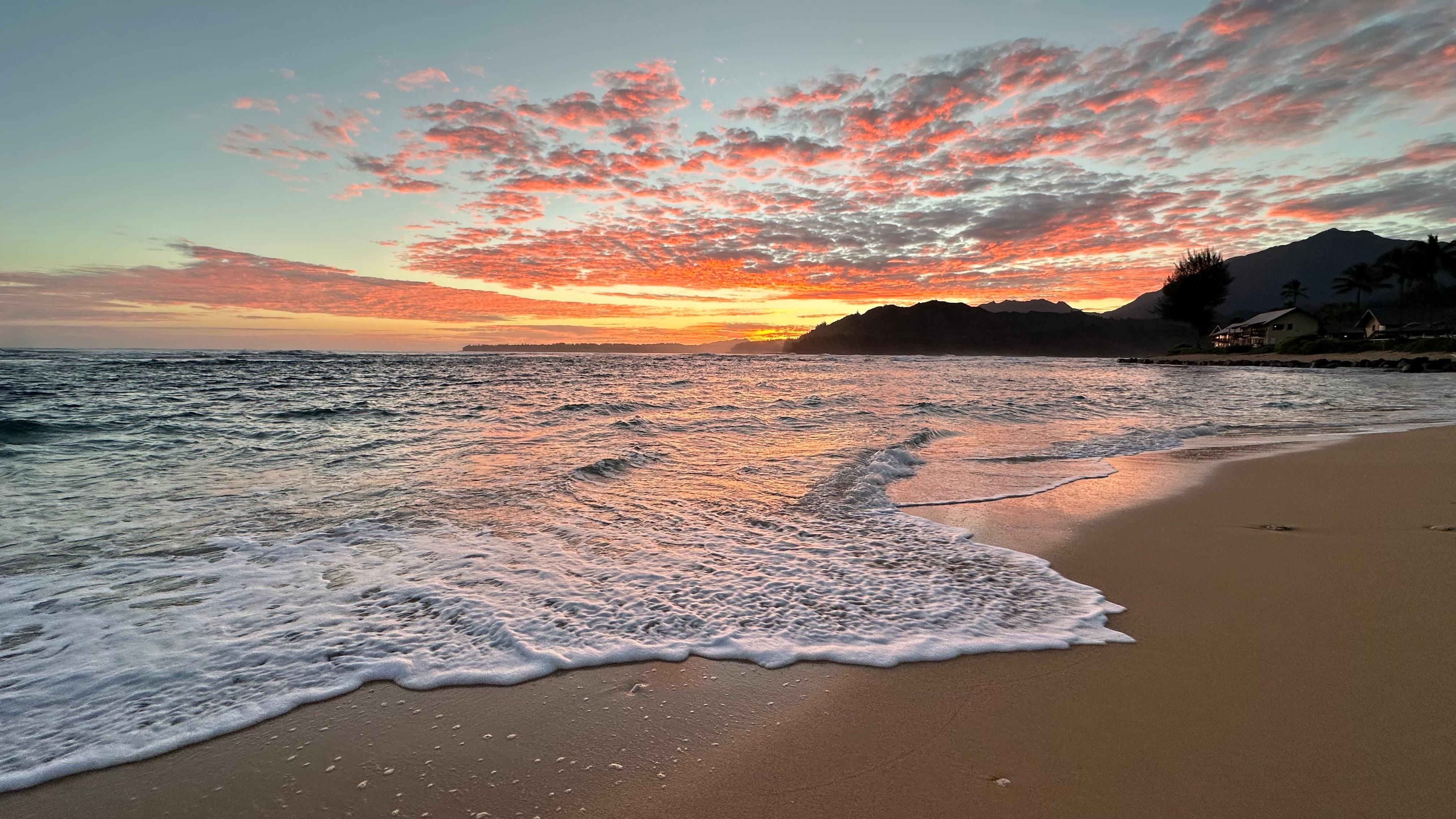 Sunrise is spectacular