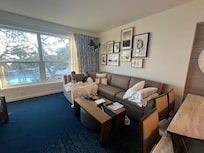 Living room with pullout couch