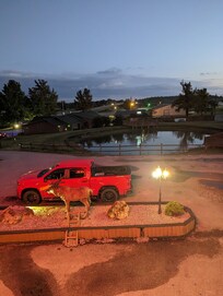 Night view from balcony