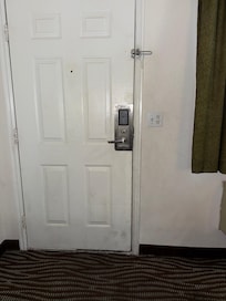 Dirty walls and door