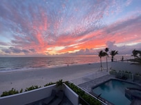 Amazing sunset on our last night!