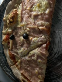 Wood stove pizza was fantastic
