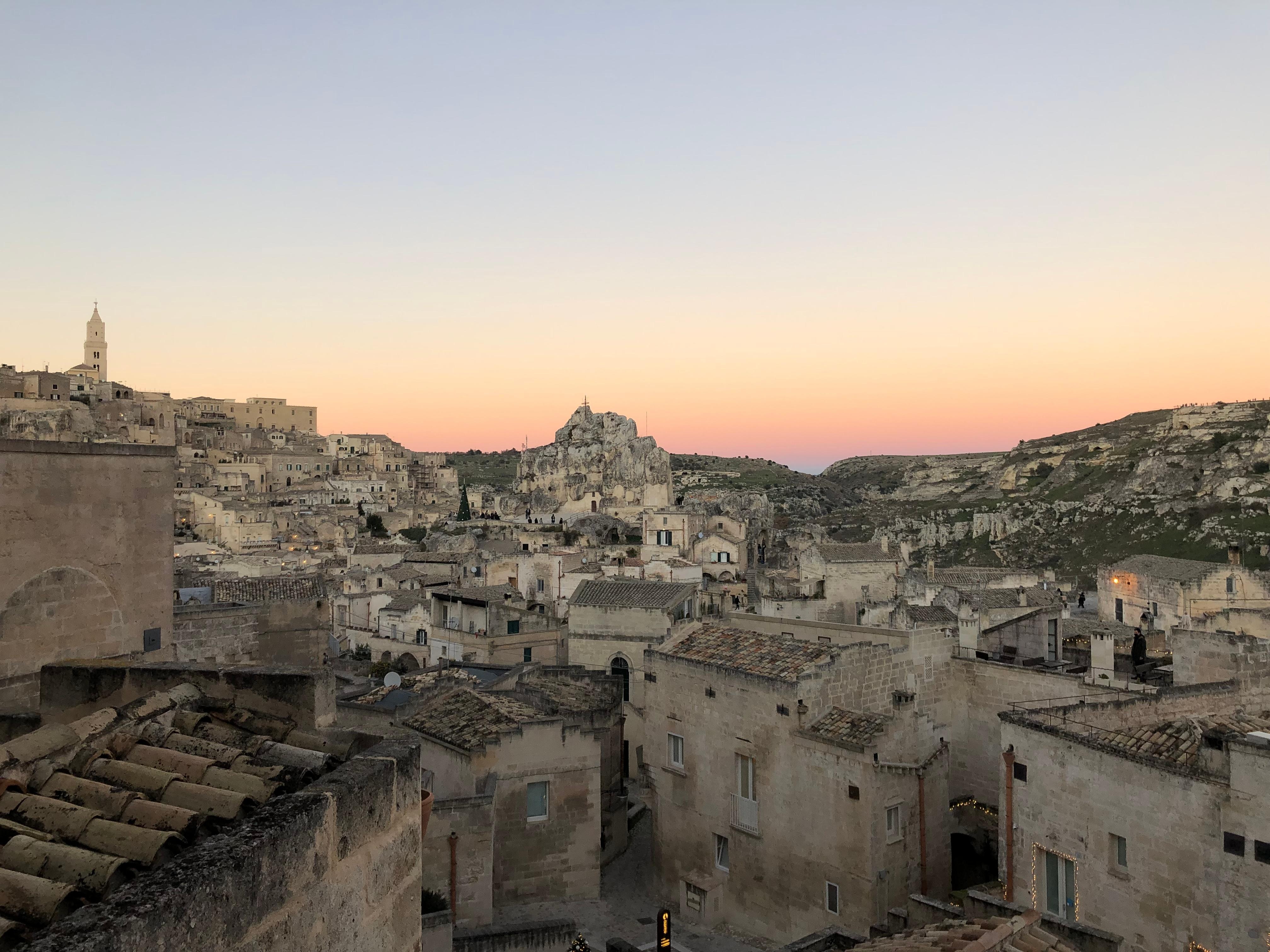 Vista panoramica su Matera