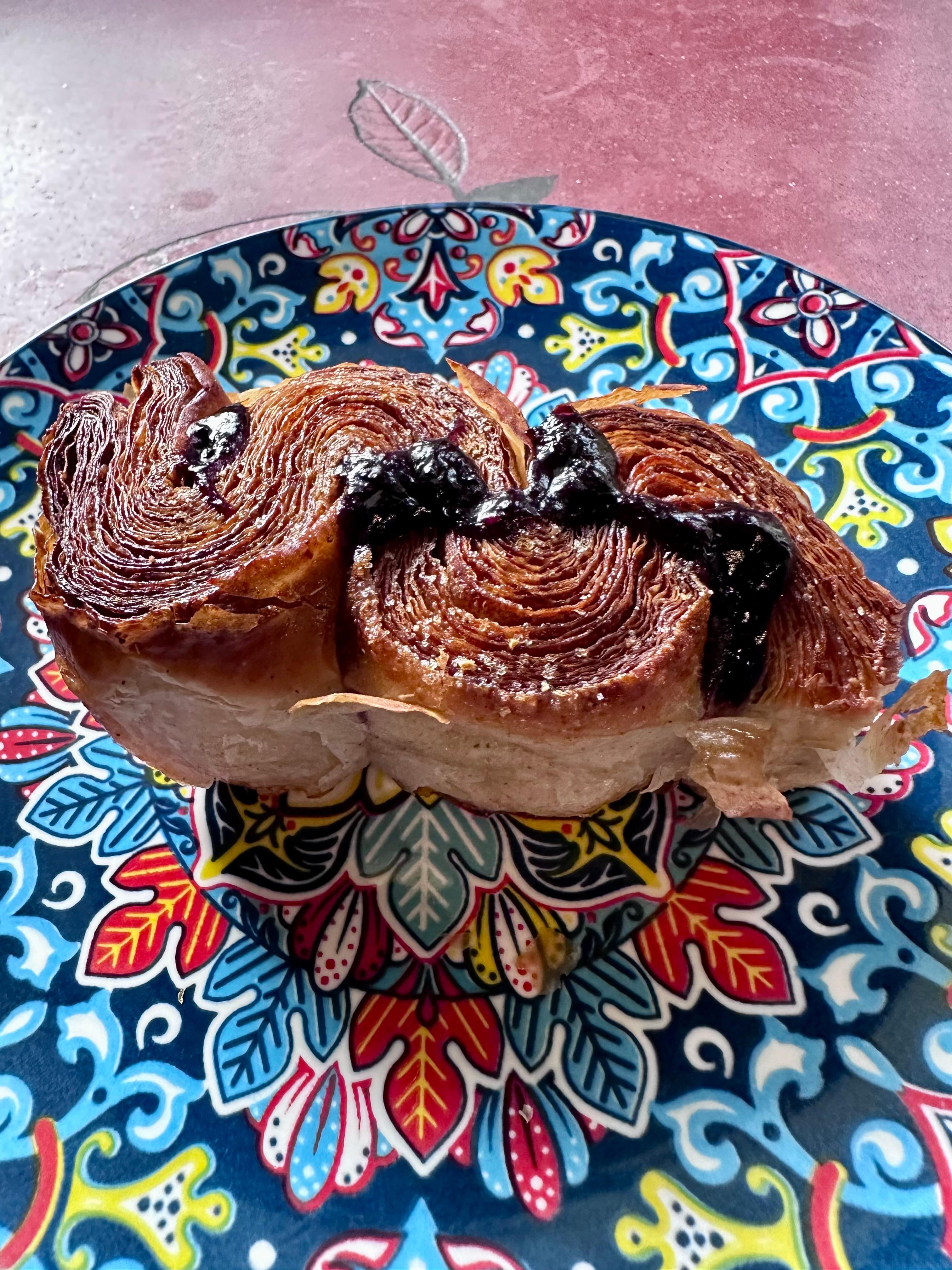 Croissant from the Walnut Family Bakery over in Marshall. 