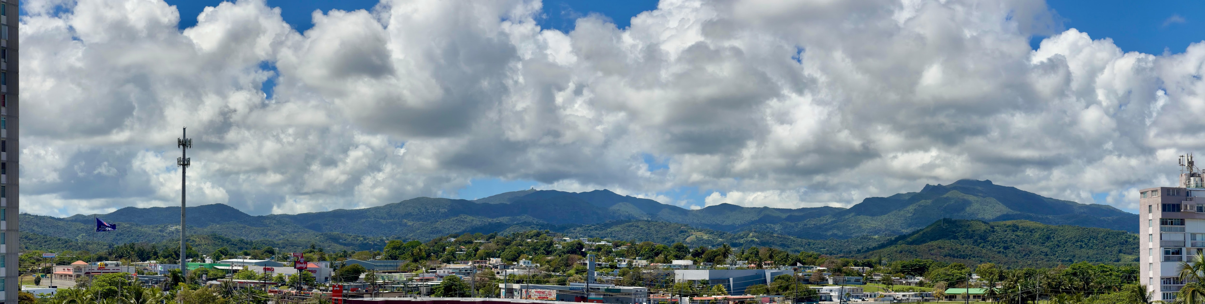 View from the front door to the apartment. 