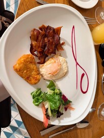 Breakfast at the Privilege restaurant