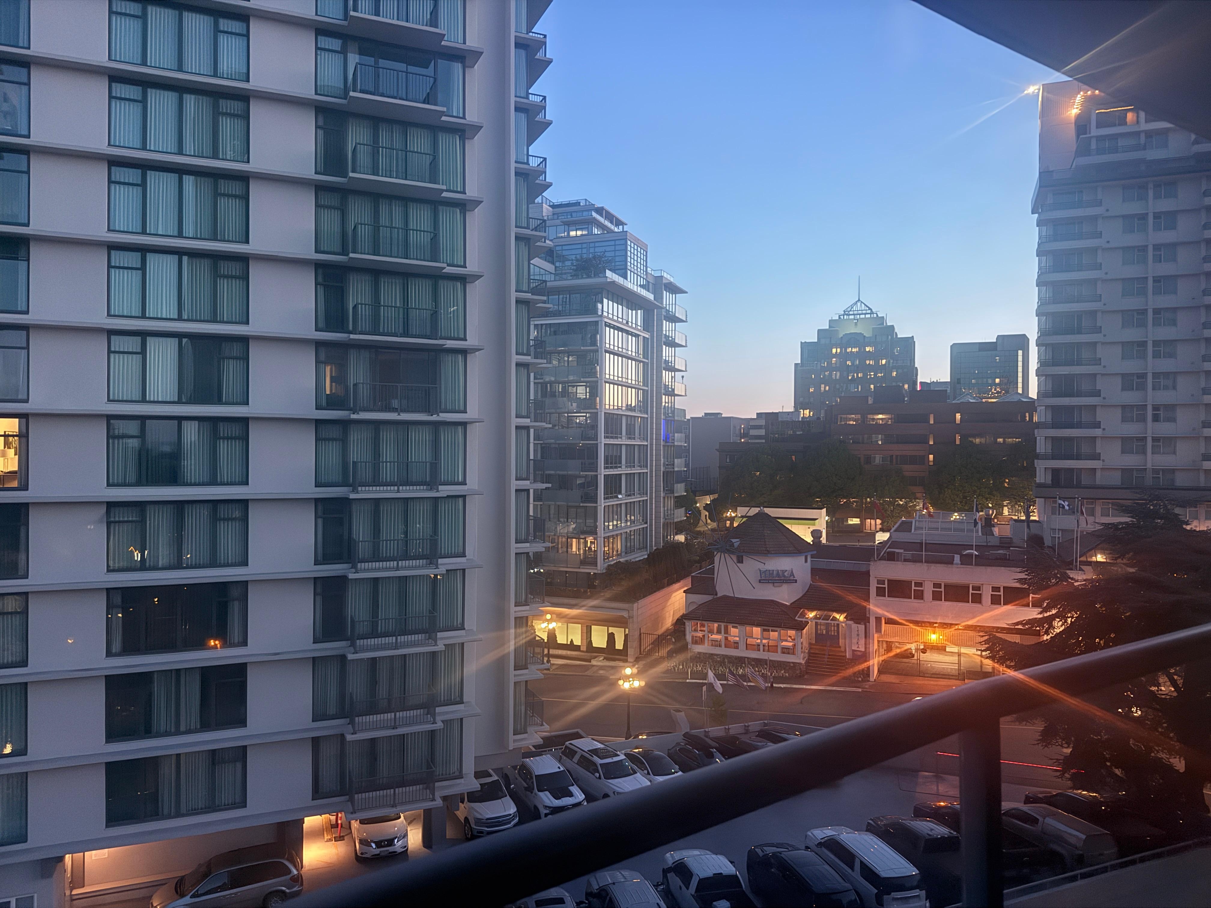 One side of our corner view