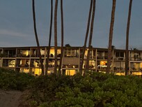 View of the property from the beach