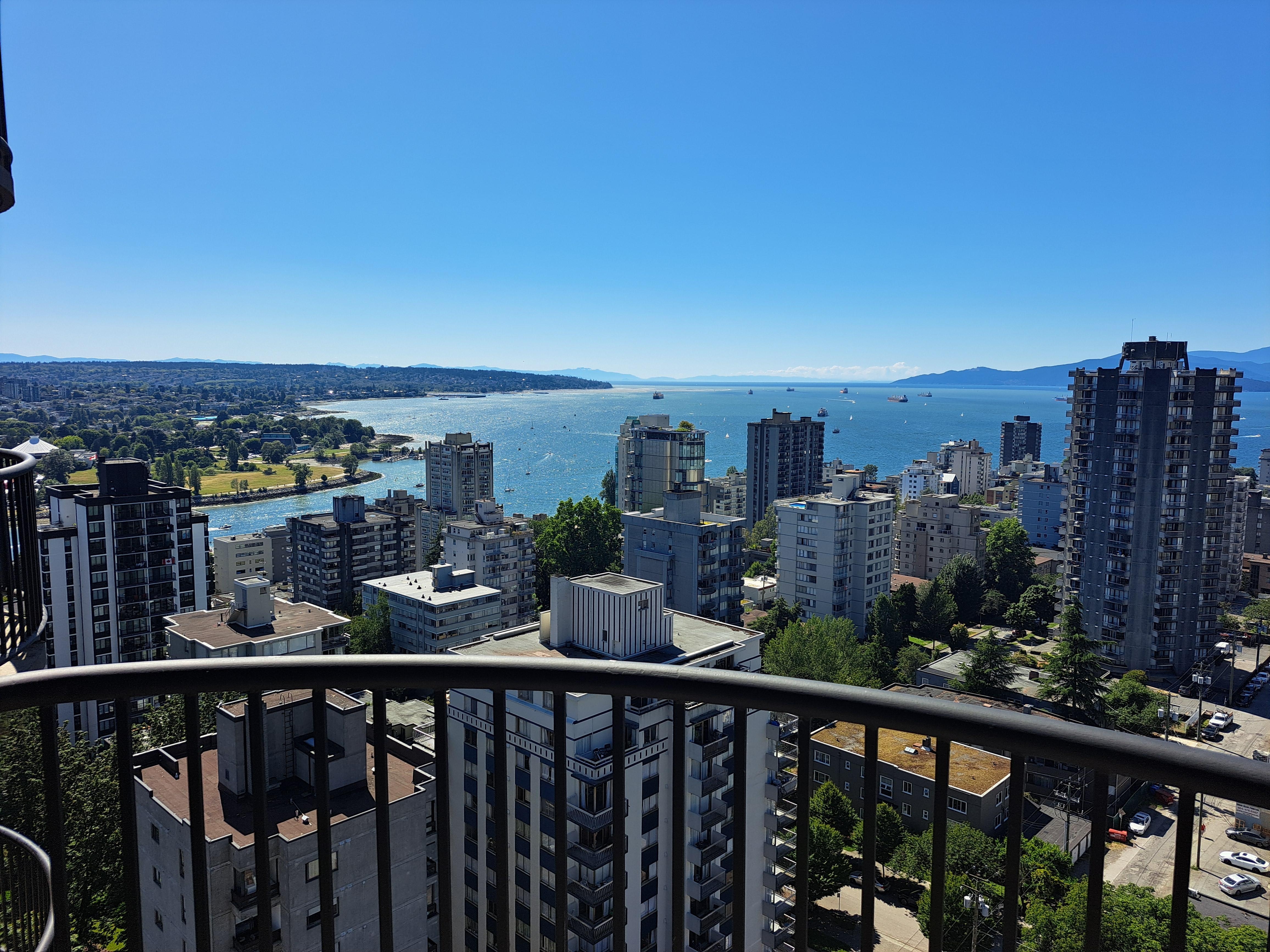 View from our room, 22nd foor, English bay