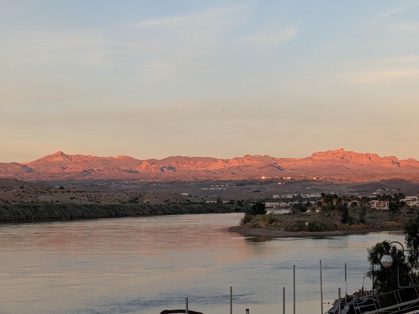 Sunset on the mountains 