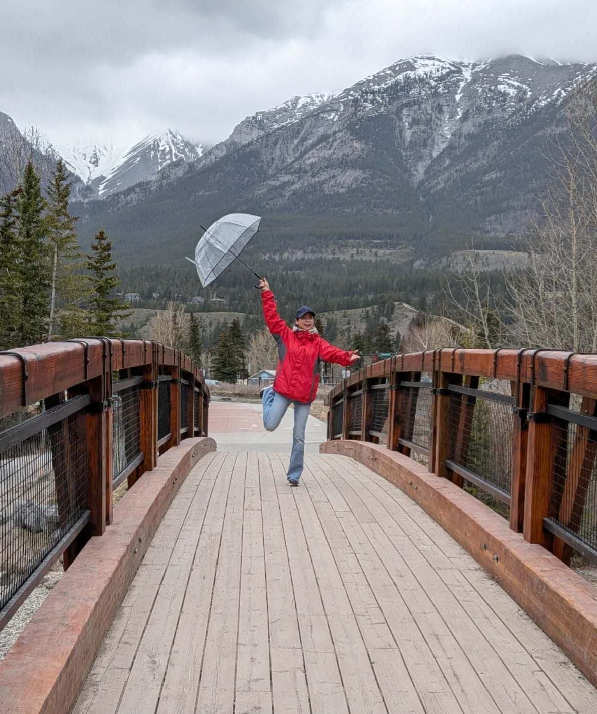 The trail right beside where we stay