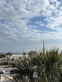 Beach across the street