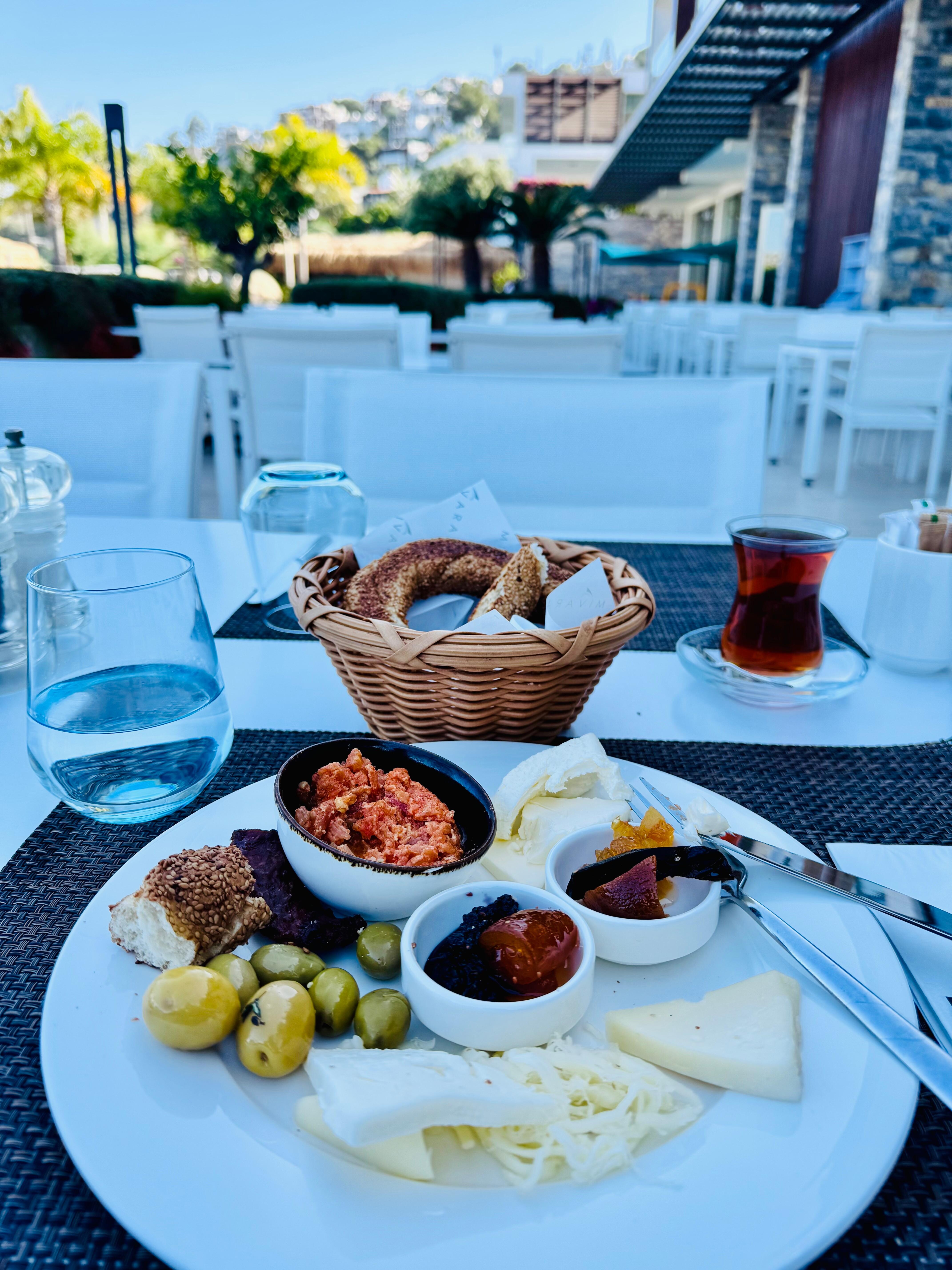 I have selected a few items for breakfast. They have much more that is offered at their buffet. 