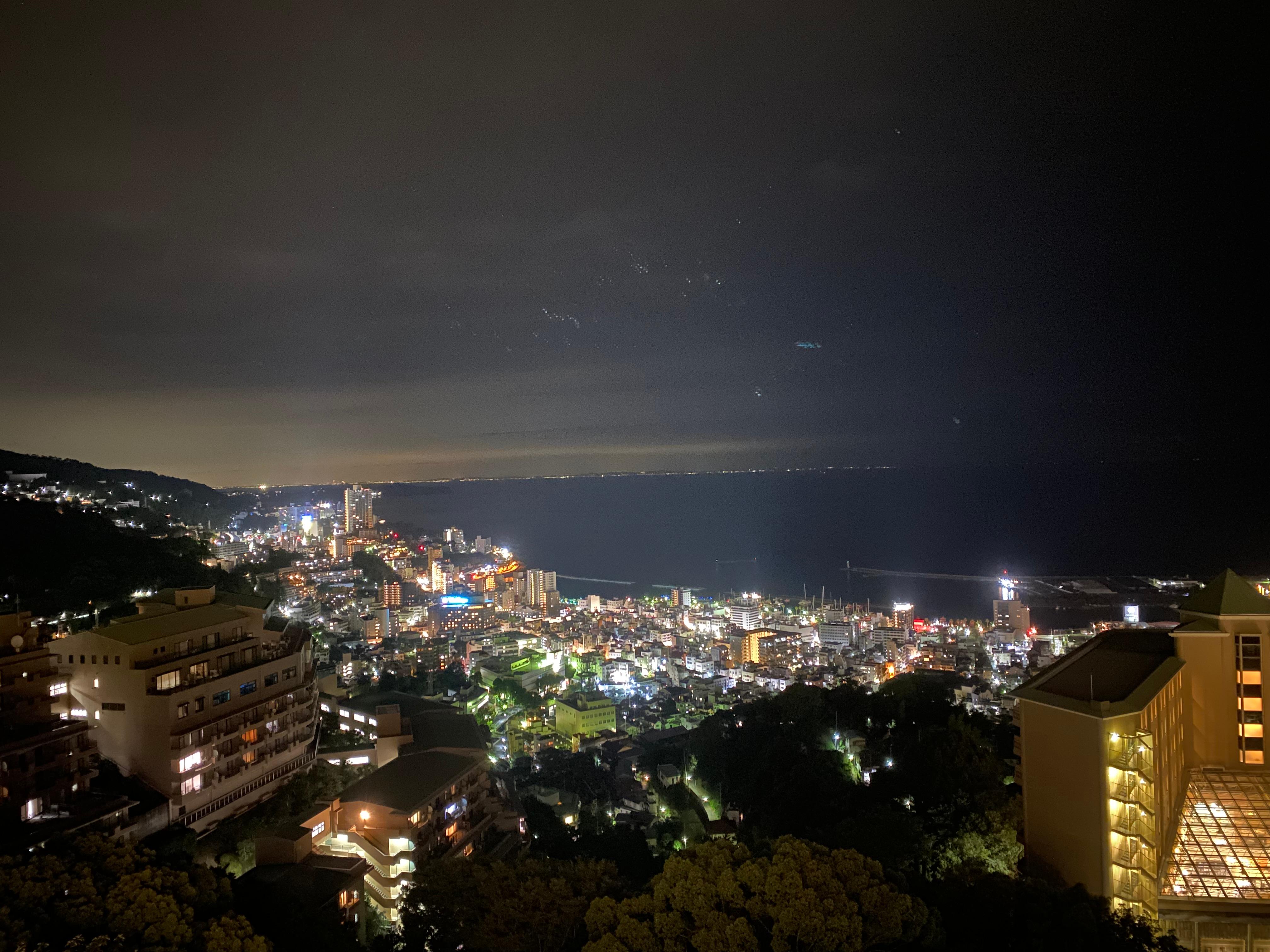 お部屋からの夜景