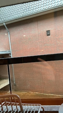 Blick aus einem der Zimmer unserer Freunde.