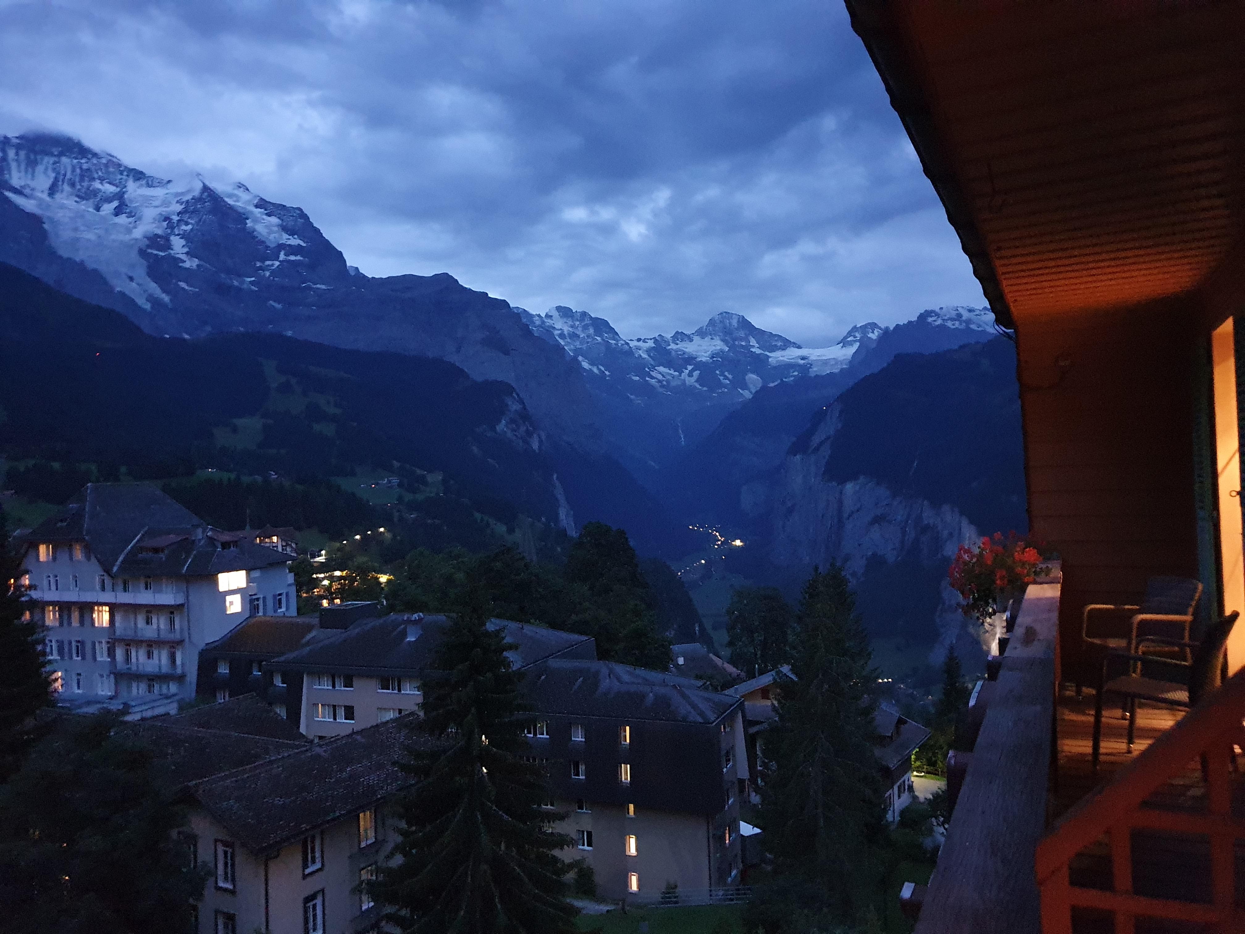 Uitzicht van ons balkon 