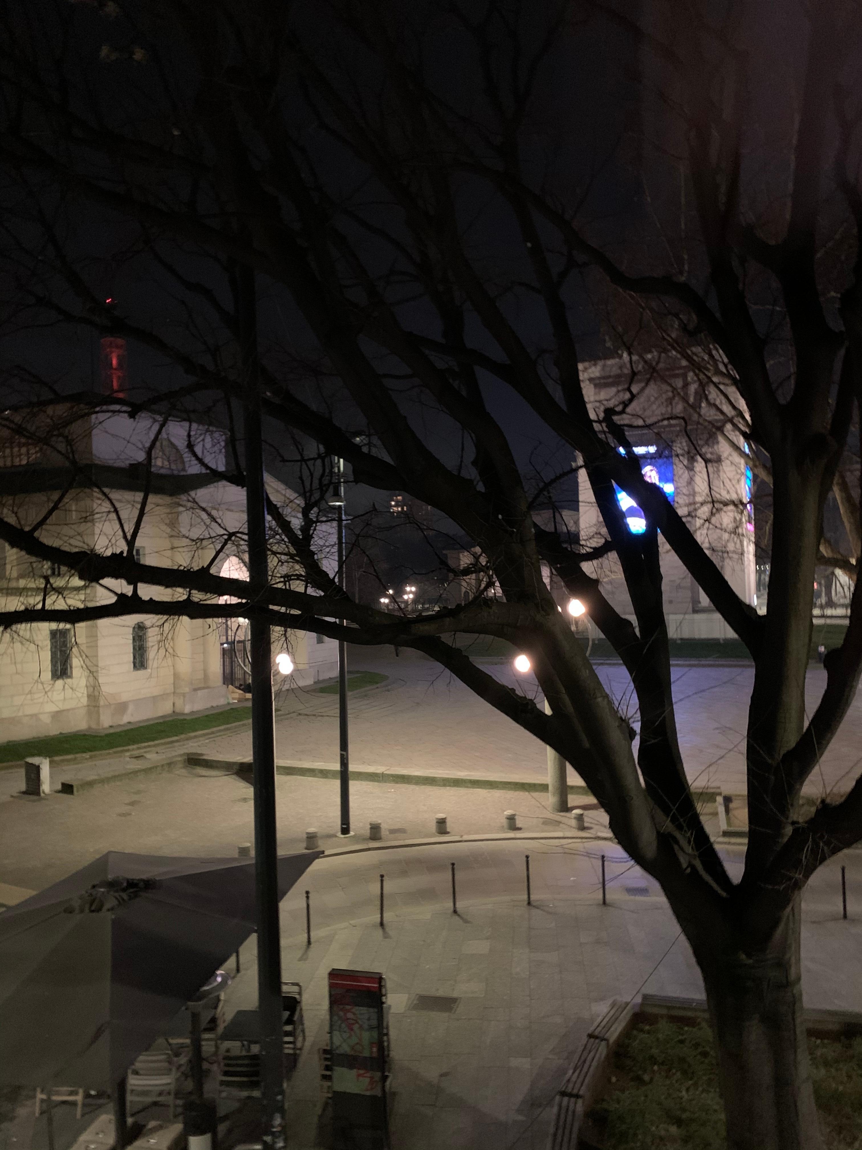 Vista Arco della Pace dalla camera