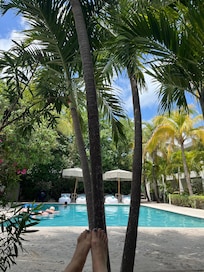 The first pool area