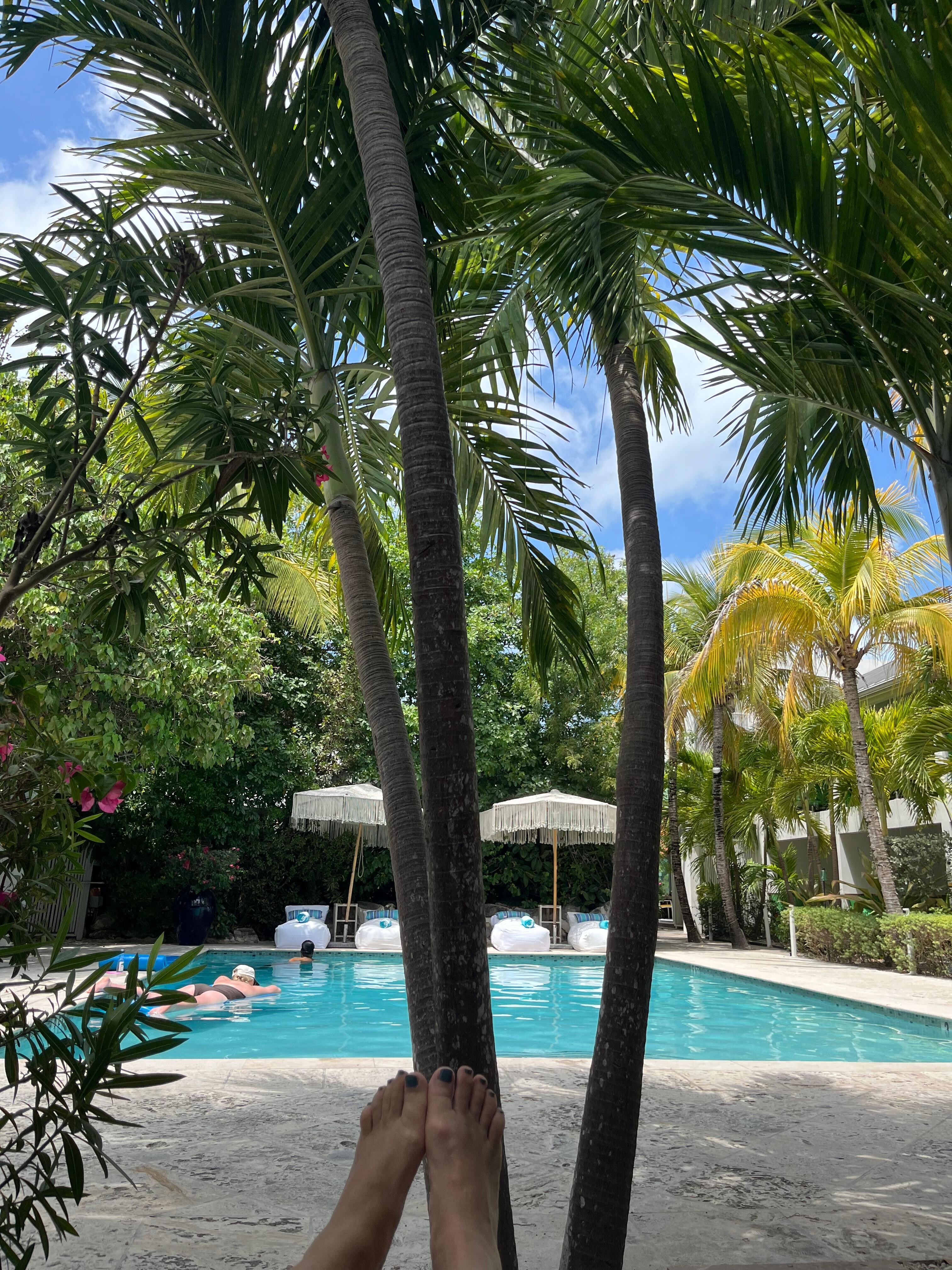 The first pool area