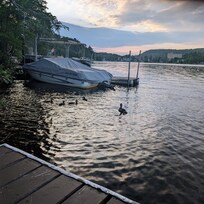 view from dock