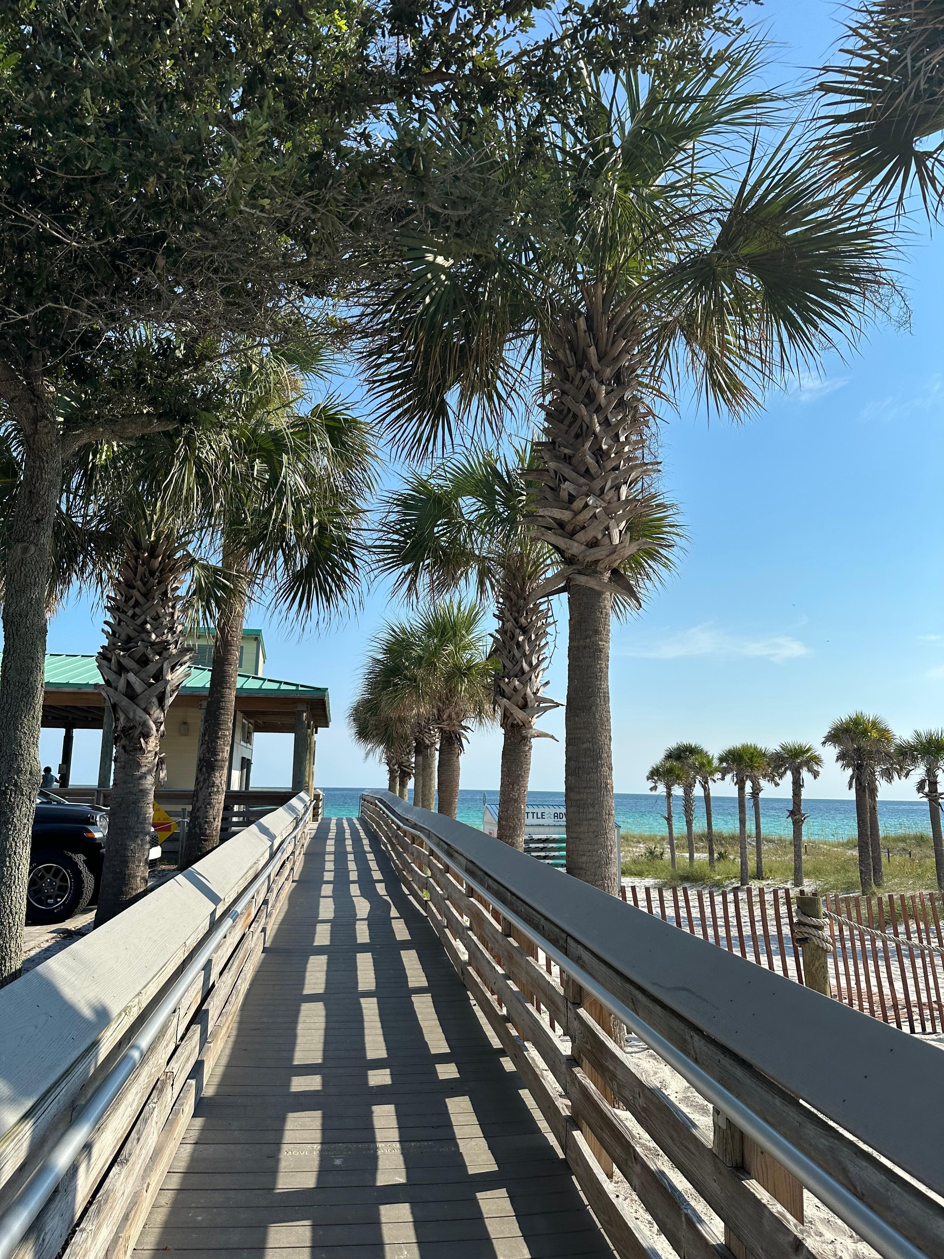 Beach access across the street.