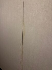 Peeling wallpaper
