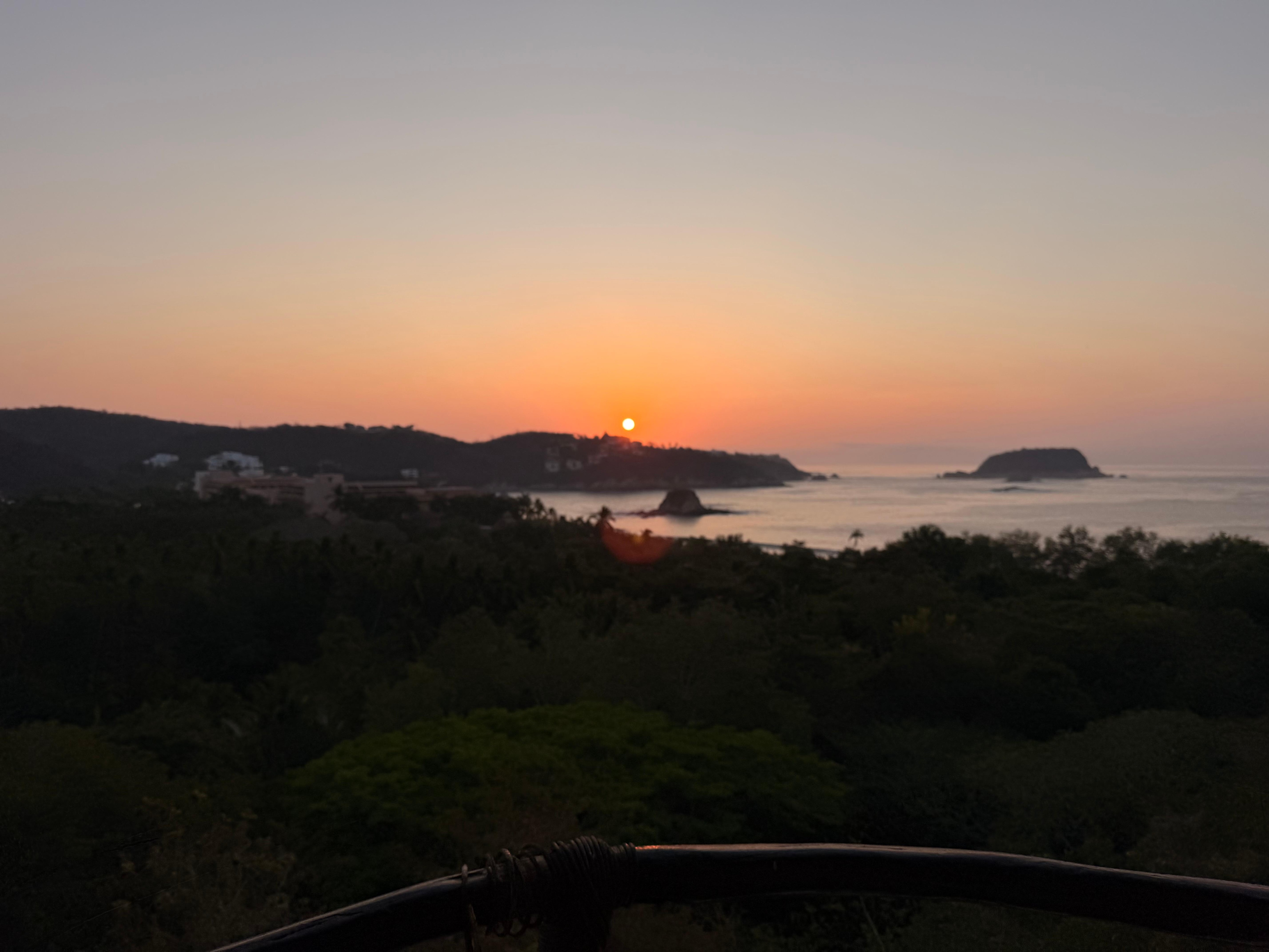 The sunrises are amazing 