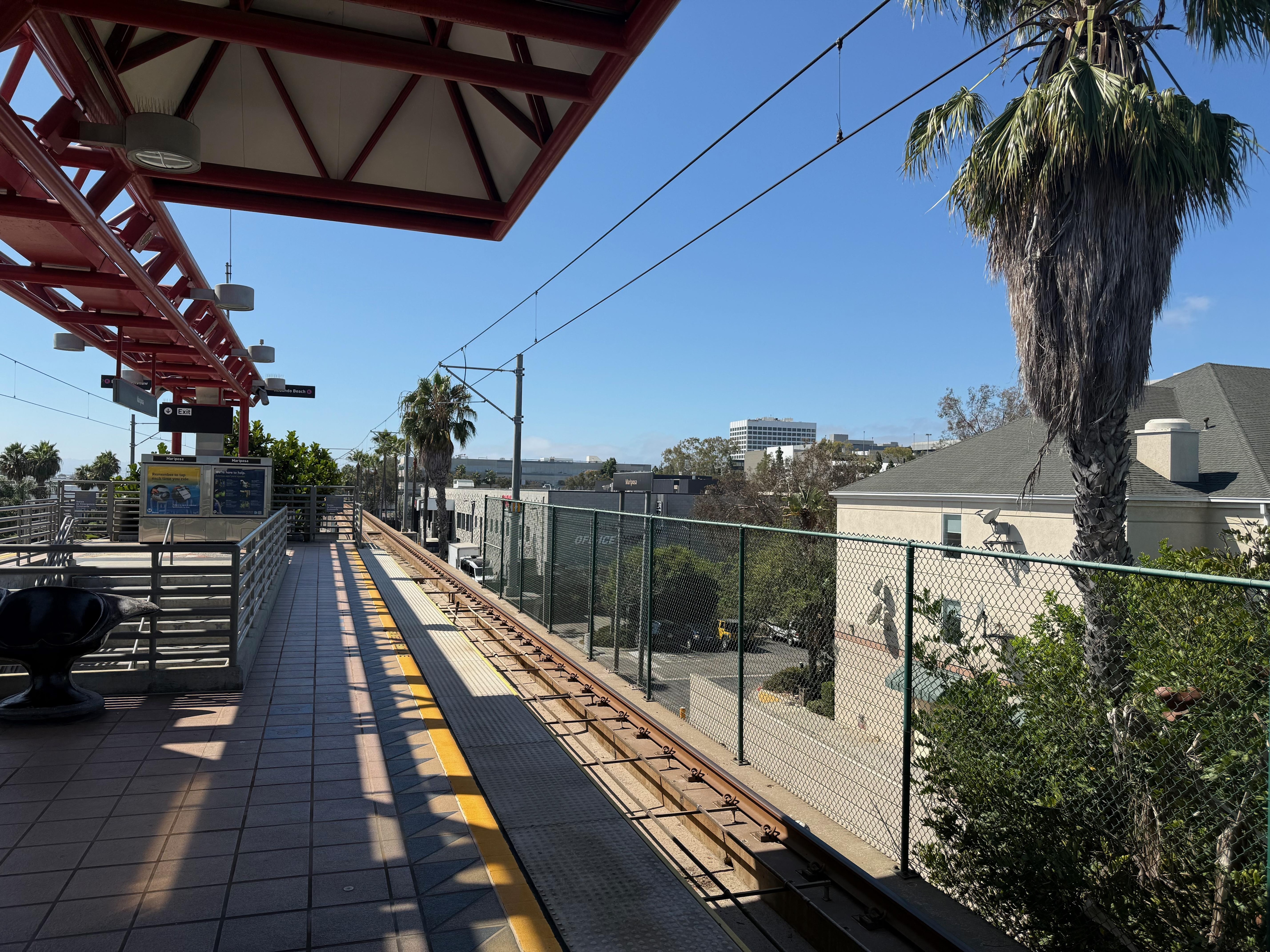 Metro Rail station down the street.