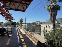 Metro Rail station down the street.