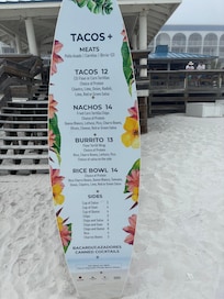 The beach chairs set up are such a great addition to the condo!!