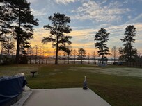 Morning coffee watching the sunrise