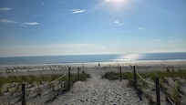 beach entrance. note the access path is a little steep and all sand. But BEAUTIFUL