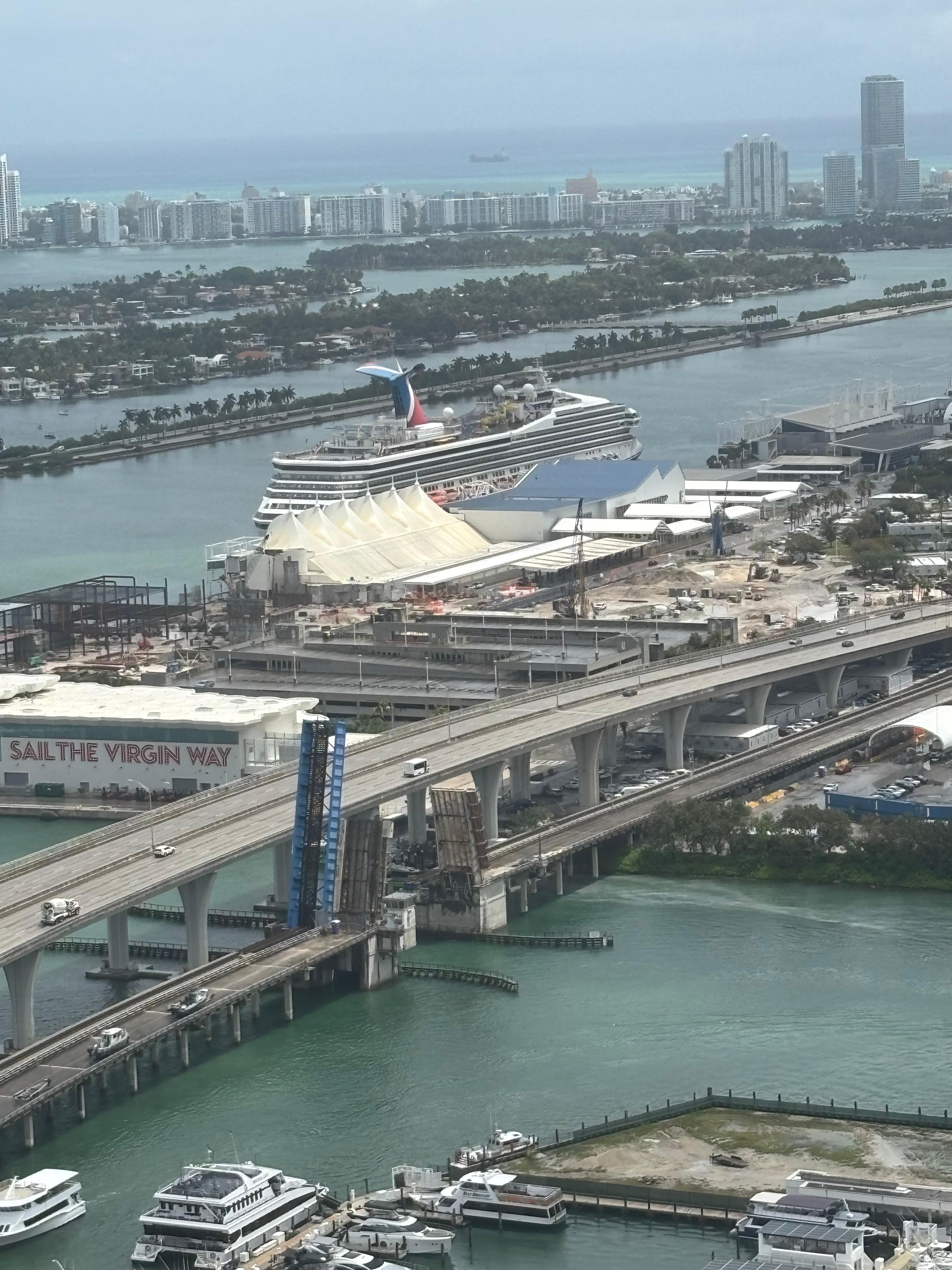 View from our balcony 