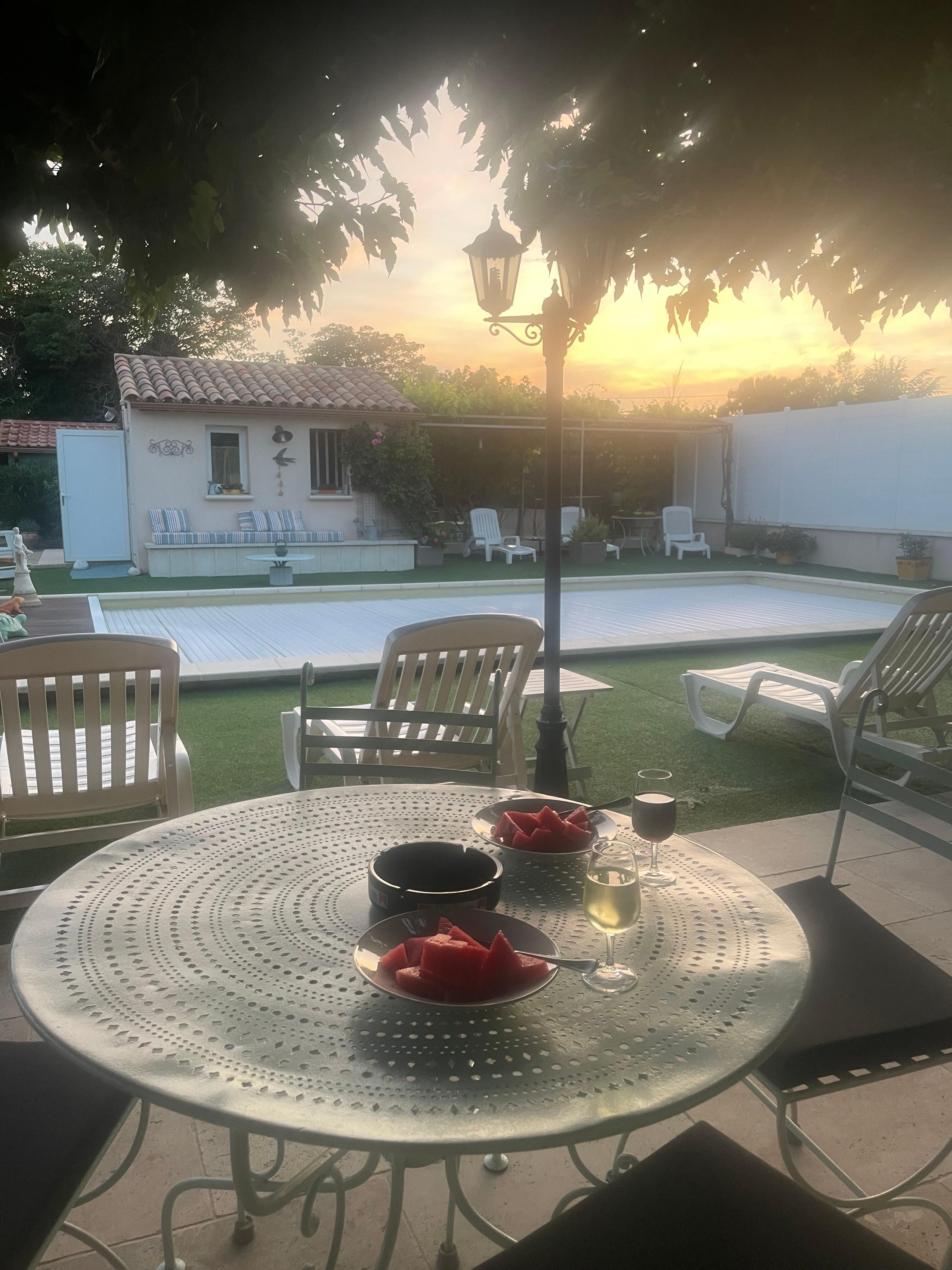 Our evening view 