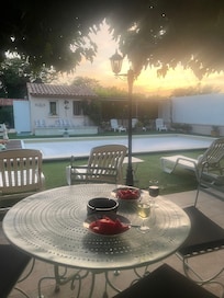 Our evening view