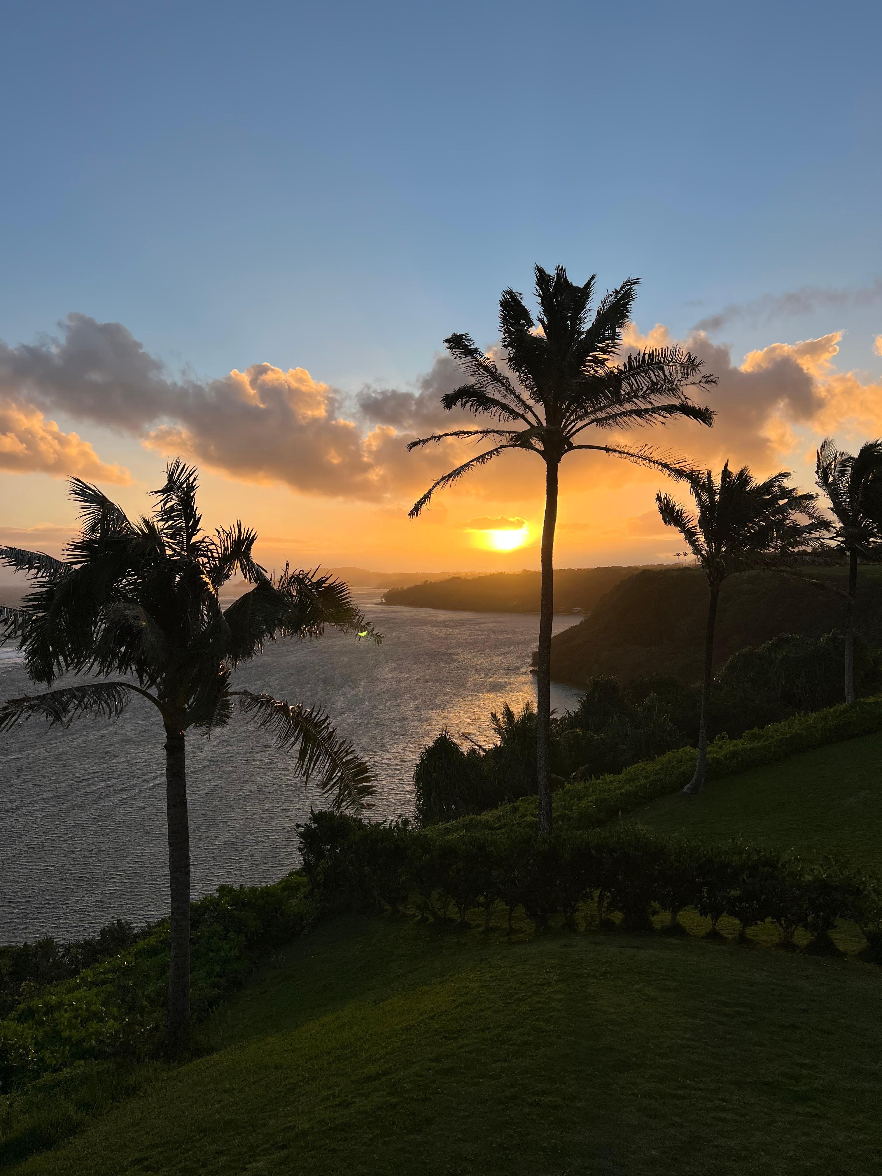 Beautiful sunrise from the lanai!