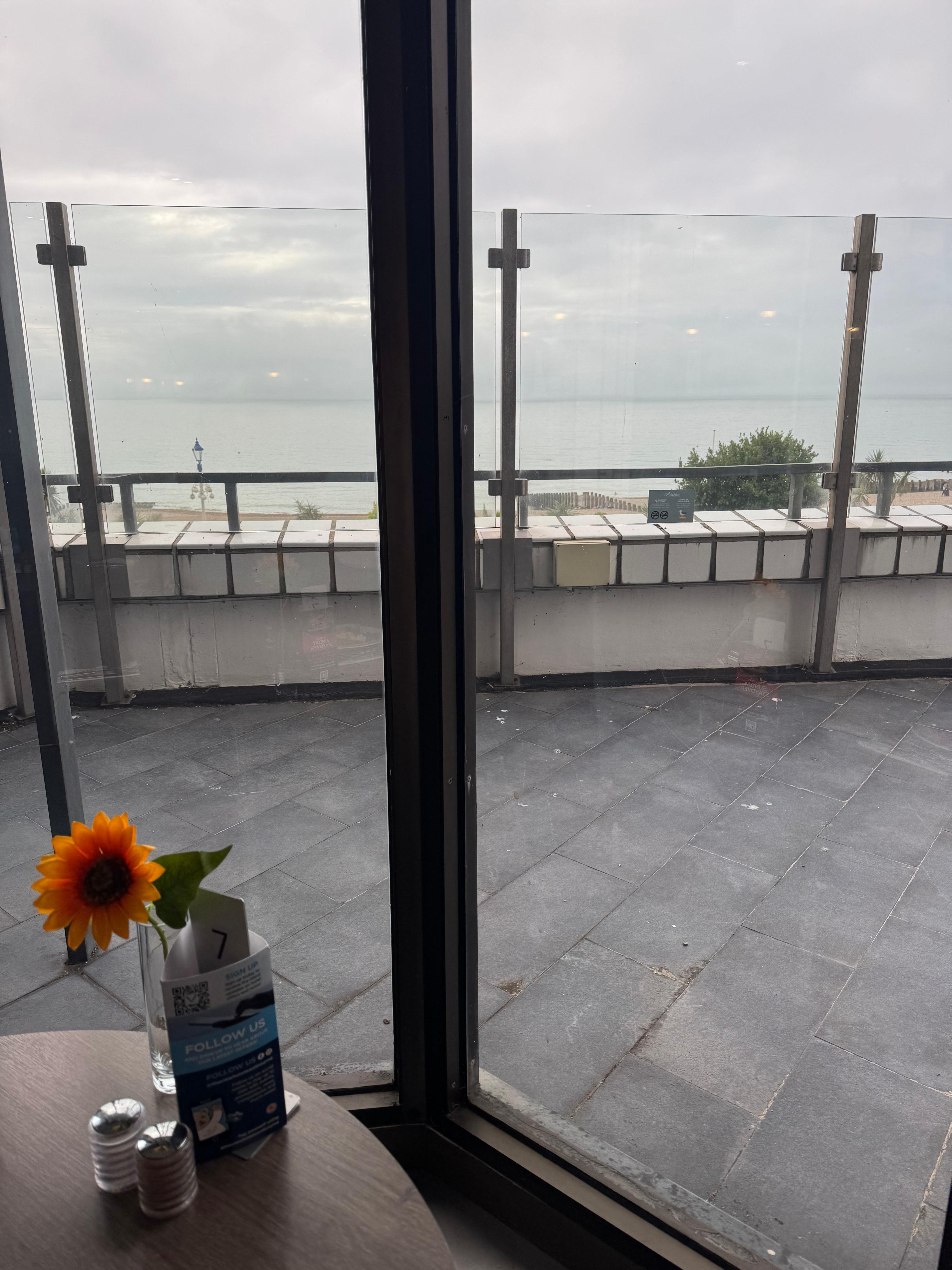My view at breakfast 