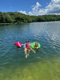 Fun at the lake in Connestee Falls