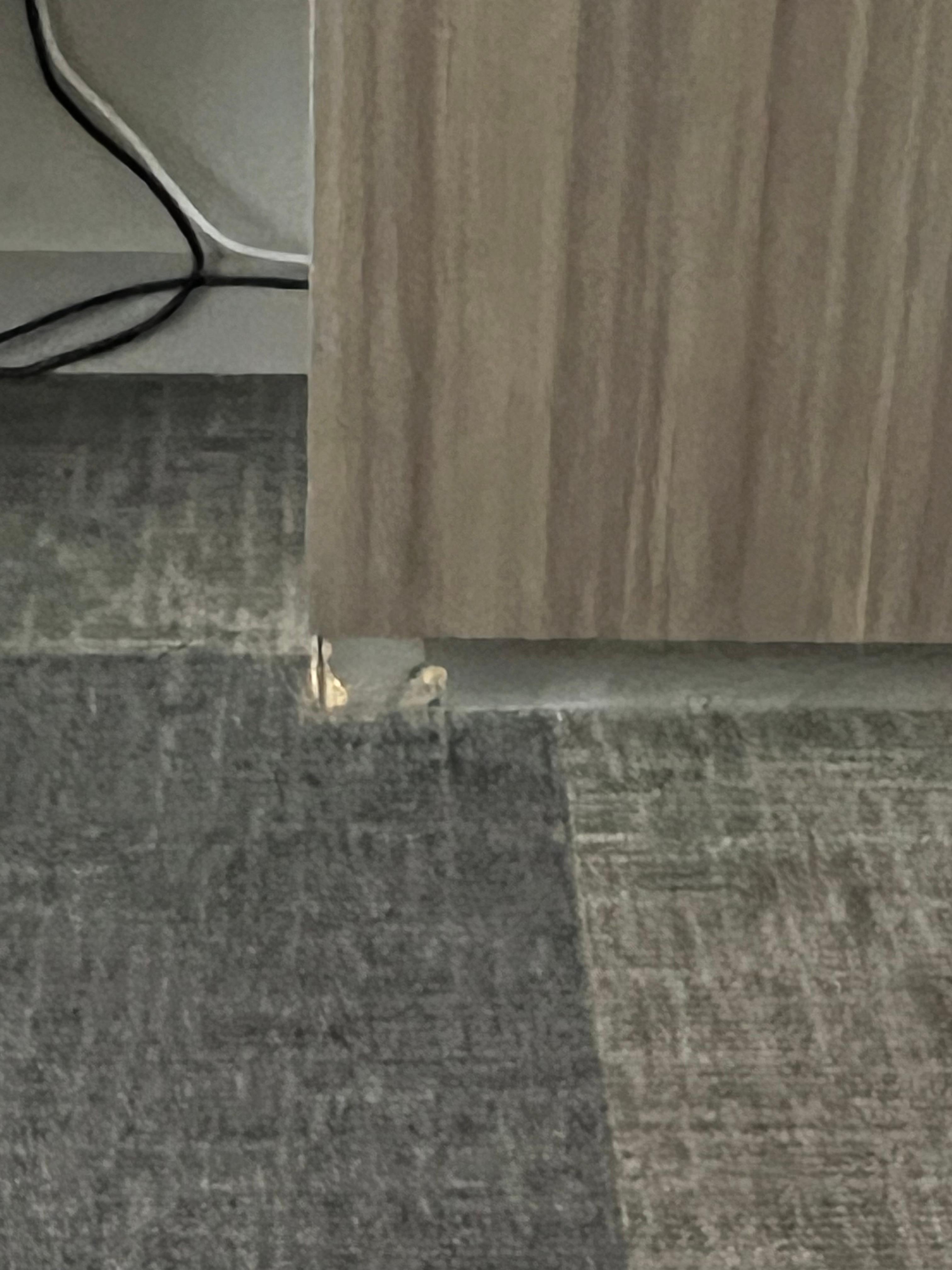 Broken/chipped off furniture 