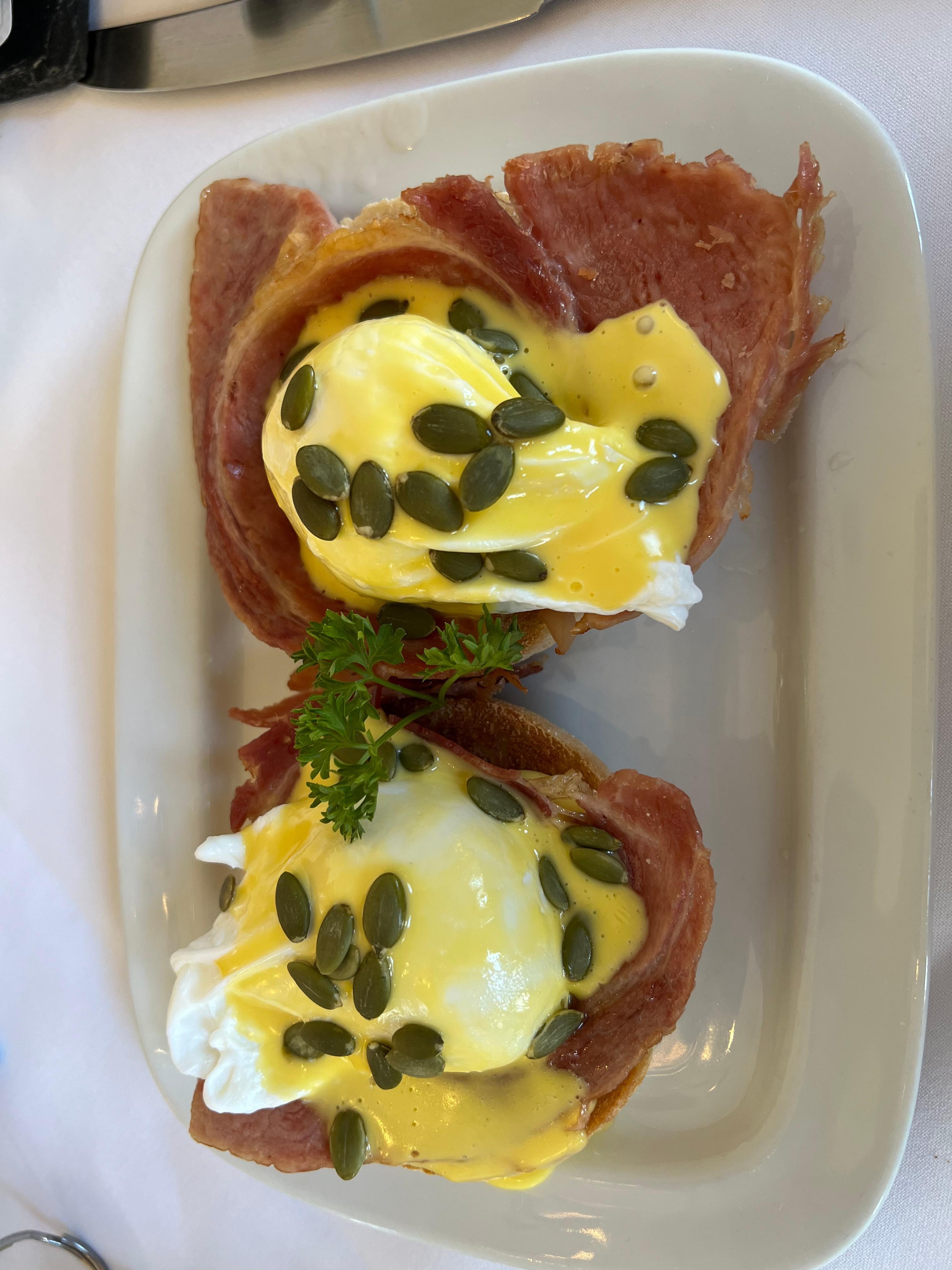 Eggs Benedict breakfast
