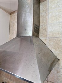 Cooker hood was quite dirty