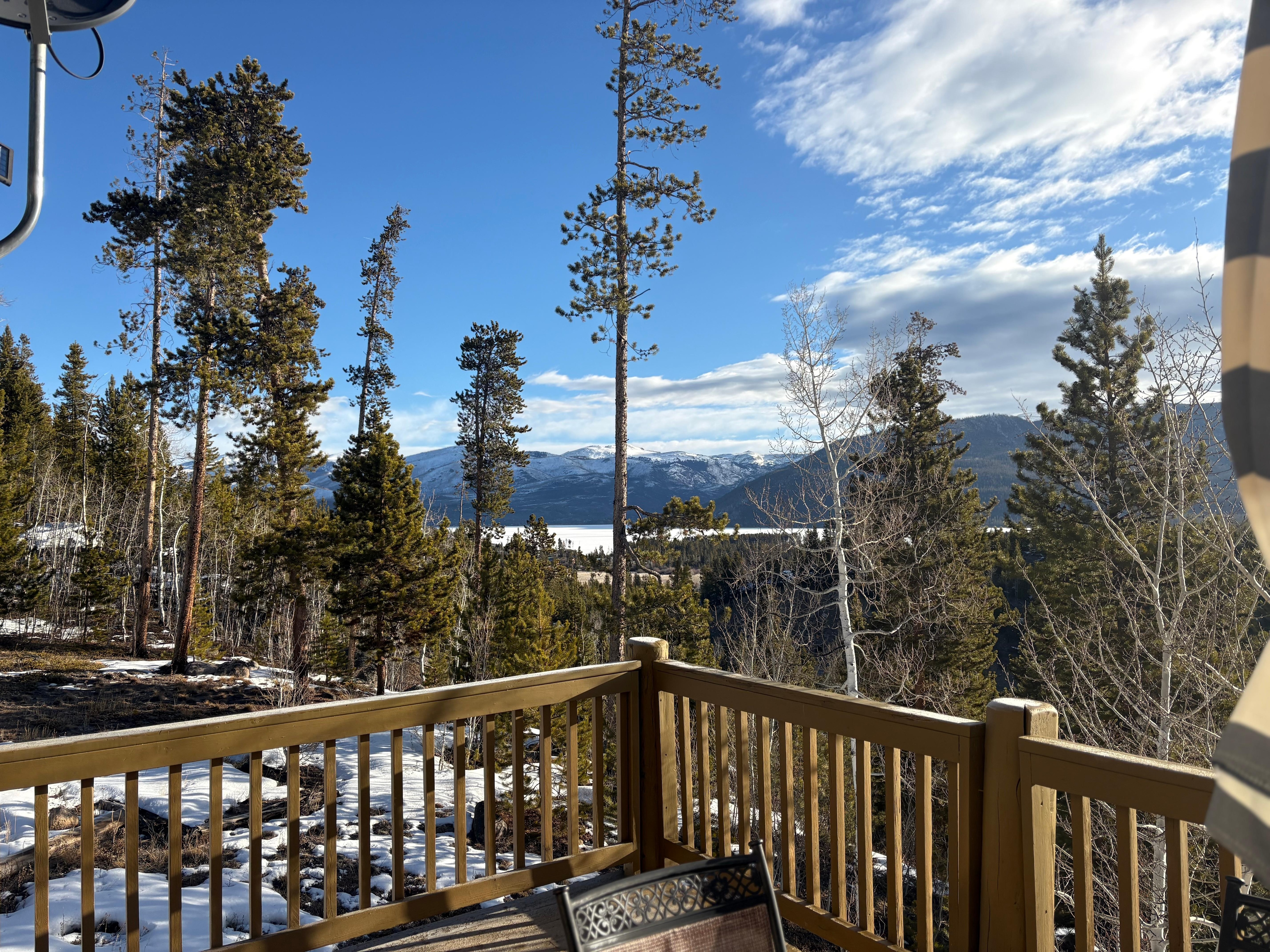 View from deck to NE