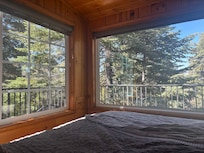 Feels like you’re going to bed and waking up in a tree house. So peaceful!