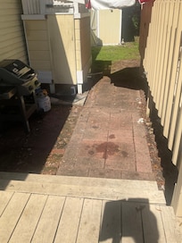 This is towards the grill that was filthy
