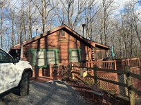 Outside of the cabin