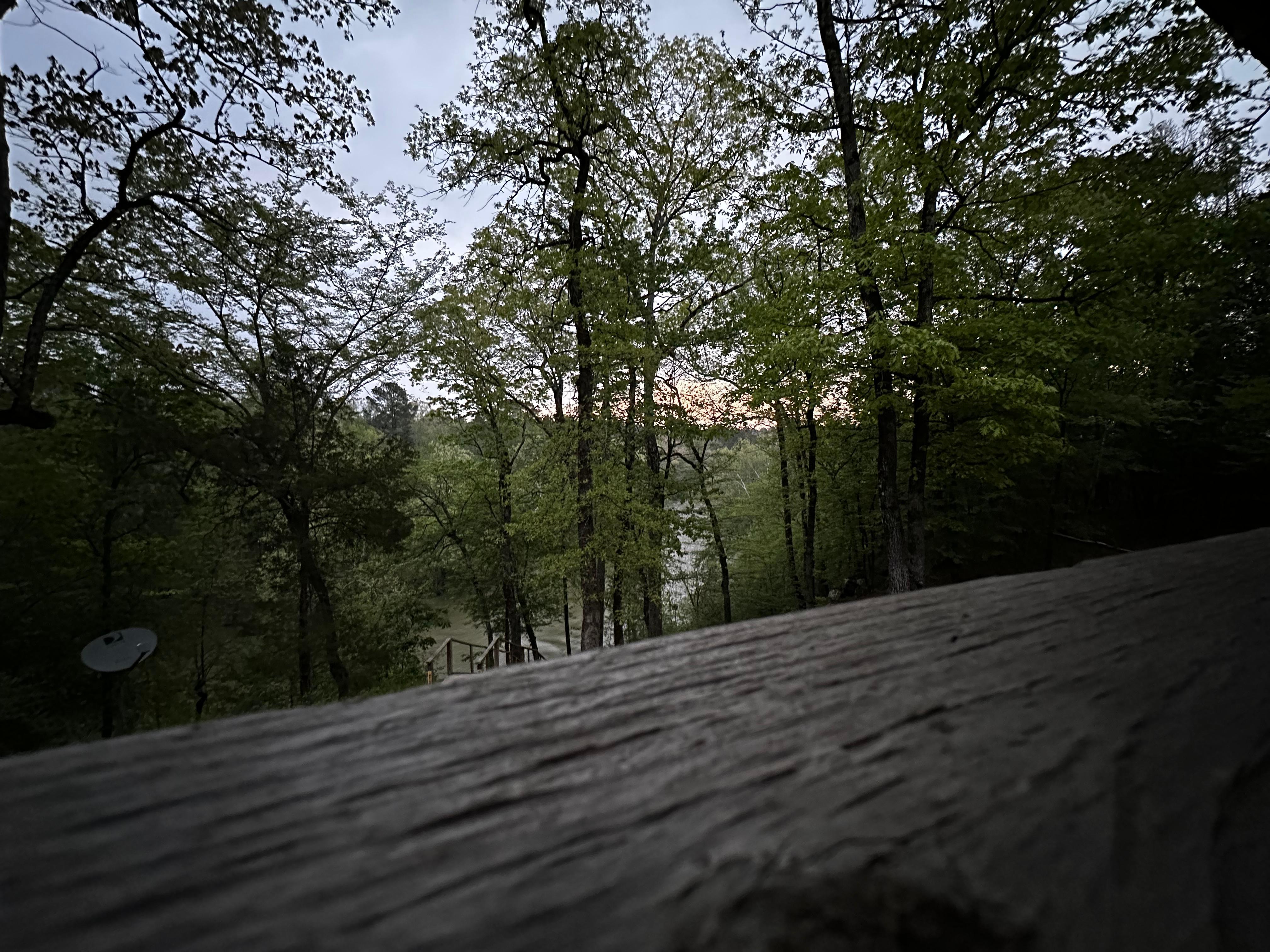 From the porch